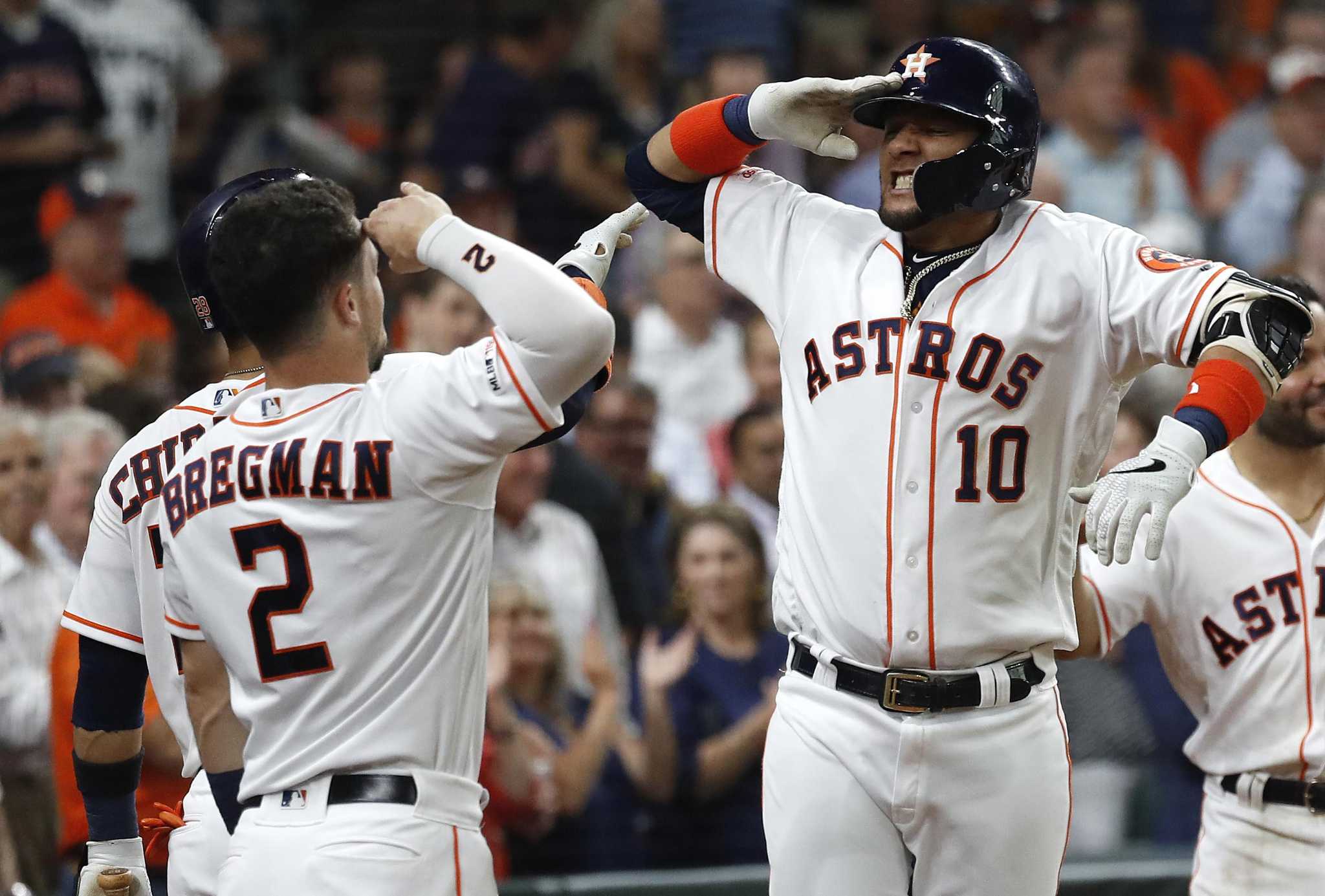 Astros launch homers off Bailey, drub A’s 11-1 - HoustonChronicle.com