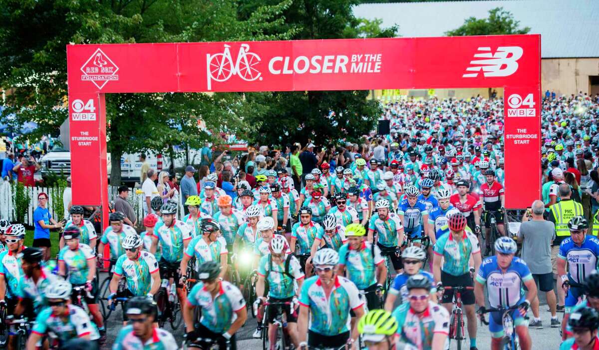 Participants in the 2018 Pan-Mass Challenge