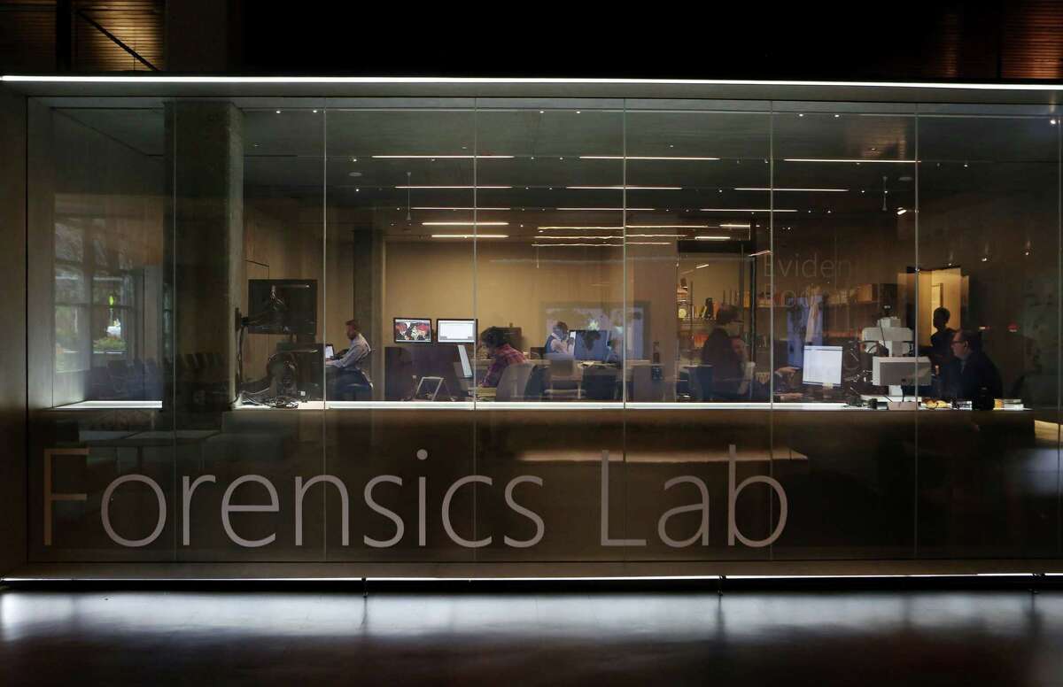 Microsoft's forensics lab for fighting cybercrime.