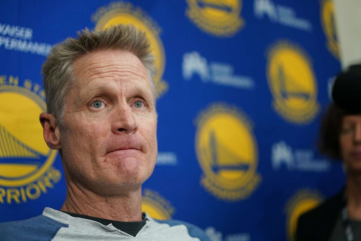 Golden State Warriors head coach Steve Kerr spoke to reporters about Draymond Green signing a four-year, $100 million contract extension with the team and retaining the team's original Big 3 of Green, Steph Curry and Klay Thompson on Monday. The Warriors are much different, younger team than they were last season. Click or swipe through to see what the team's roster looks like now. >>>
