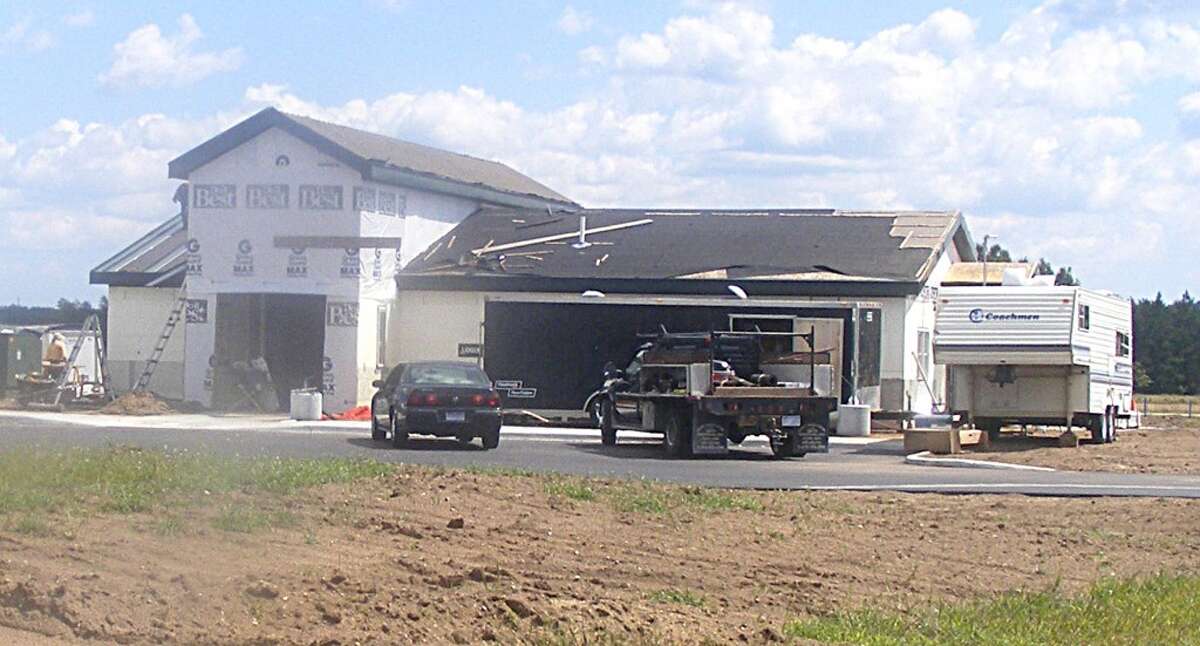 Evart airport terminal is nearly complete