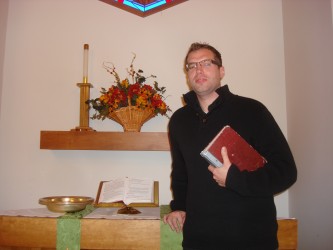 Pastor Ruther RELIGION: New pastor installed at Redeemer Lutheran Church