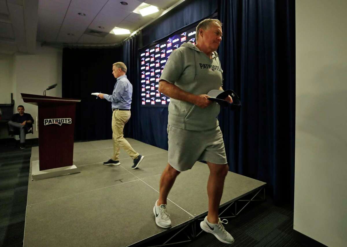 PHOTOS: Who is Nick Caserio? New England Patriots football head coach Bill Belichick, right, leaves the podium after a news conference in advance of Thursday's opening of the Patriots NFL training camp. Browse through the photos above to learn more about Nick Caserio, who the Texans seem to want as their next general manager ...