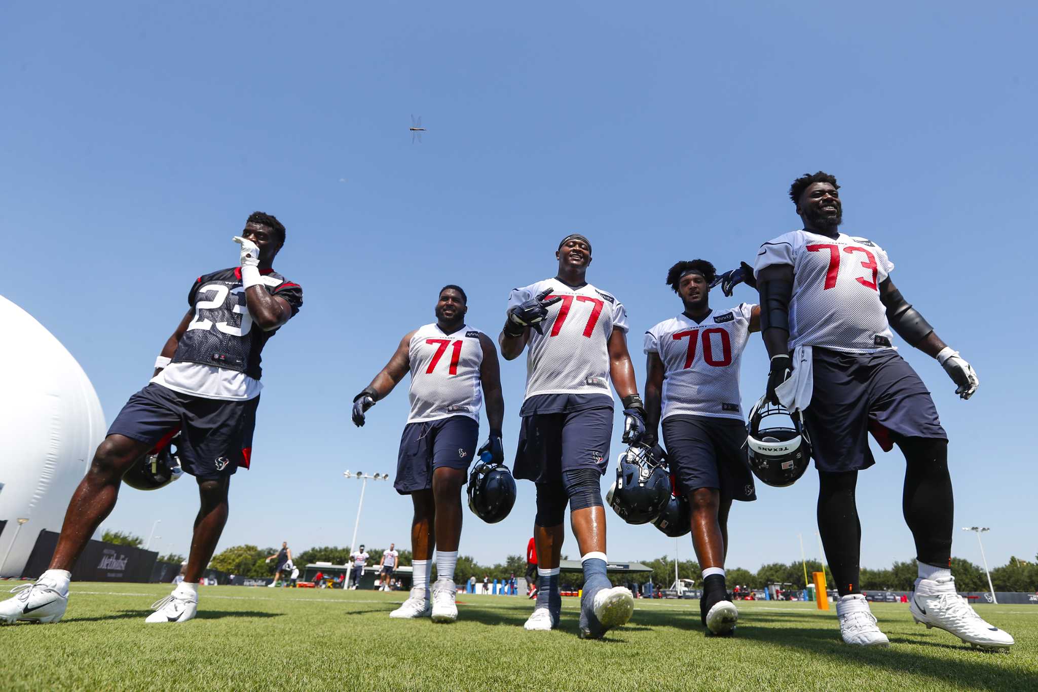 Live coverage of Houston Texans training camp Day 1