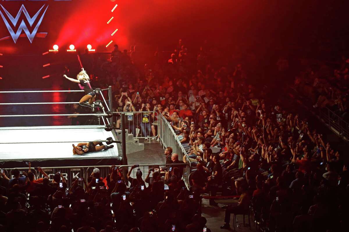 SINGAPORE - JUNE 27: Fans cheer during the WWE Live Singapore at the Singapore Indoor Stadium on June 27, 2019 in Singapore. (Photo by Suhaimi Abdullah/Getty Images for Singapore Sports Hub)