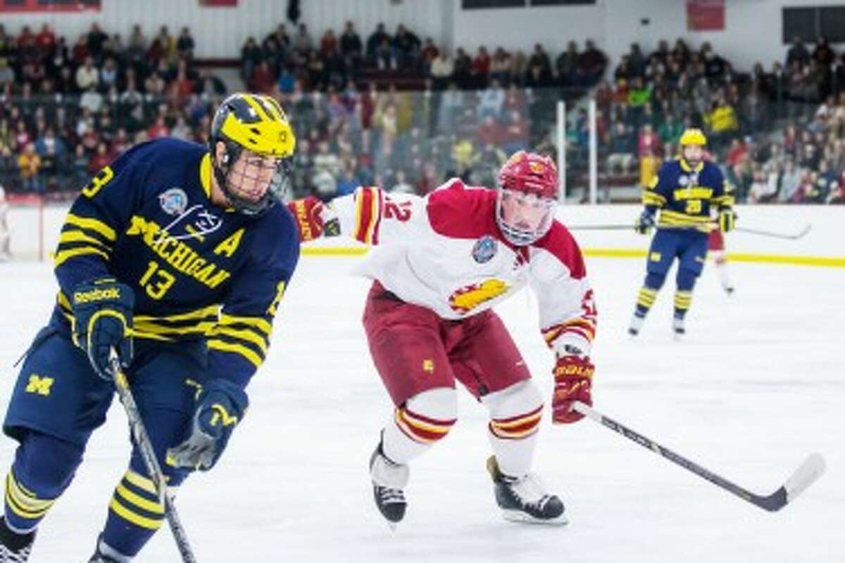 BIG TICKET: Opponents like Michigan have added to the allure of Ewigleben Ice Arena in the past, but the Bulldogs have been the main attraction in recent years, administrators say. (Courtesy photo//FSU photo/Ben Amato)