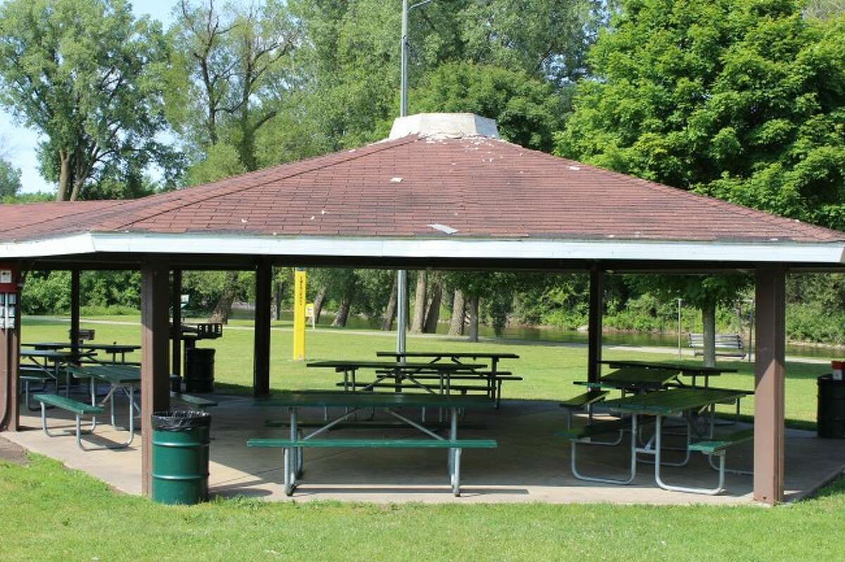 CLOSED: The Hemlock Park pavilion was among the city properties that sustained damage during a strong wind storm in early April. The pavilion will be closed for repairs beginning on Monday, Aug. 4, through Friday, Aug. 8.