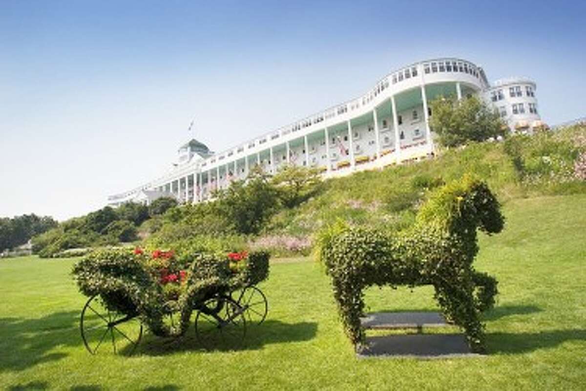LUXURY DESTINATION: The Grand Hotel on Mackinac Island attracts guest from around the world. Mackinac Island was named as the eighth most-pristine destination island in the world by National Geographic. The island attracts more than 1 million visitors each year. (Courtesy photo)