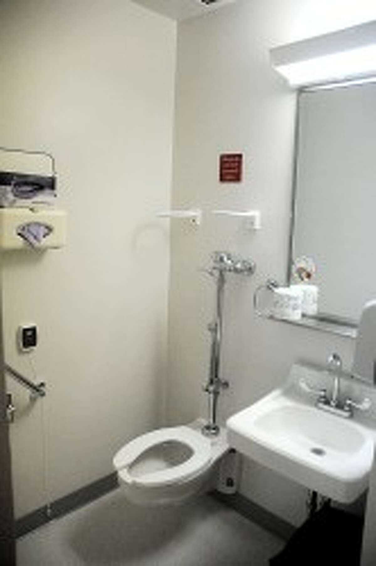 hospital patient room bathroom