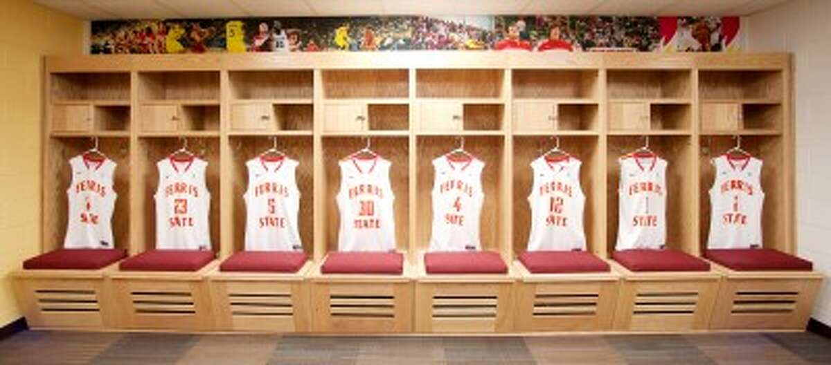 A PLACE TO CALL HOME: Ferris State’s men’s basketball team will have a new locker room for the upcoming 2012-13 season. (Courtesy photo/Ferris State University)