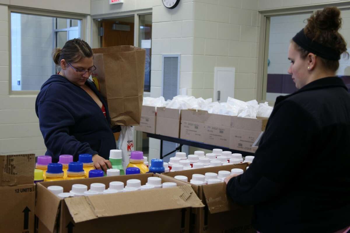 MAKING CONNECTIONS: Thirty-seven businesses and agencies passed out information and provided services at Project Connect. About 130 families in Mecosta and Osceola counties benefited from the event.