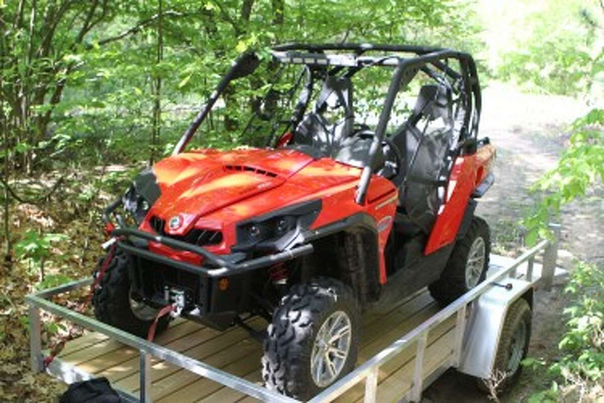 The DNR's law enforcement division has a new Cam-Am Commander ATV, which is being on a year-long loan to the division courtesy of a partnership with Lakeside Motor Sports.