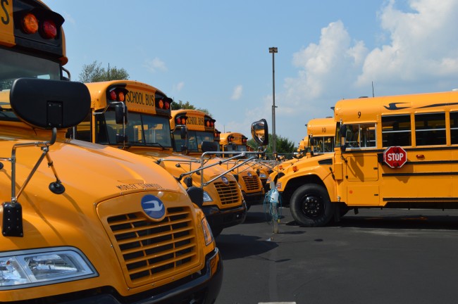 Districts prepare buses for school year