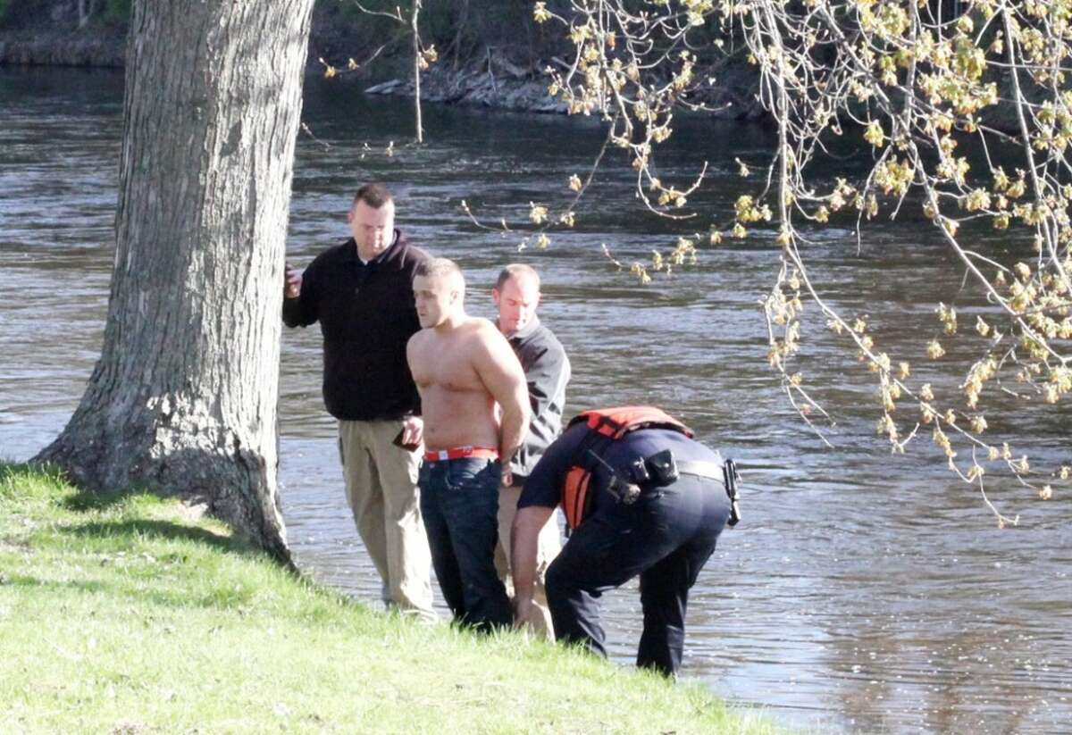 Police arrested Miller in April after he fled on foot through Hemlock Park and jumped into the Muskegon River. (Pioneer file photo)