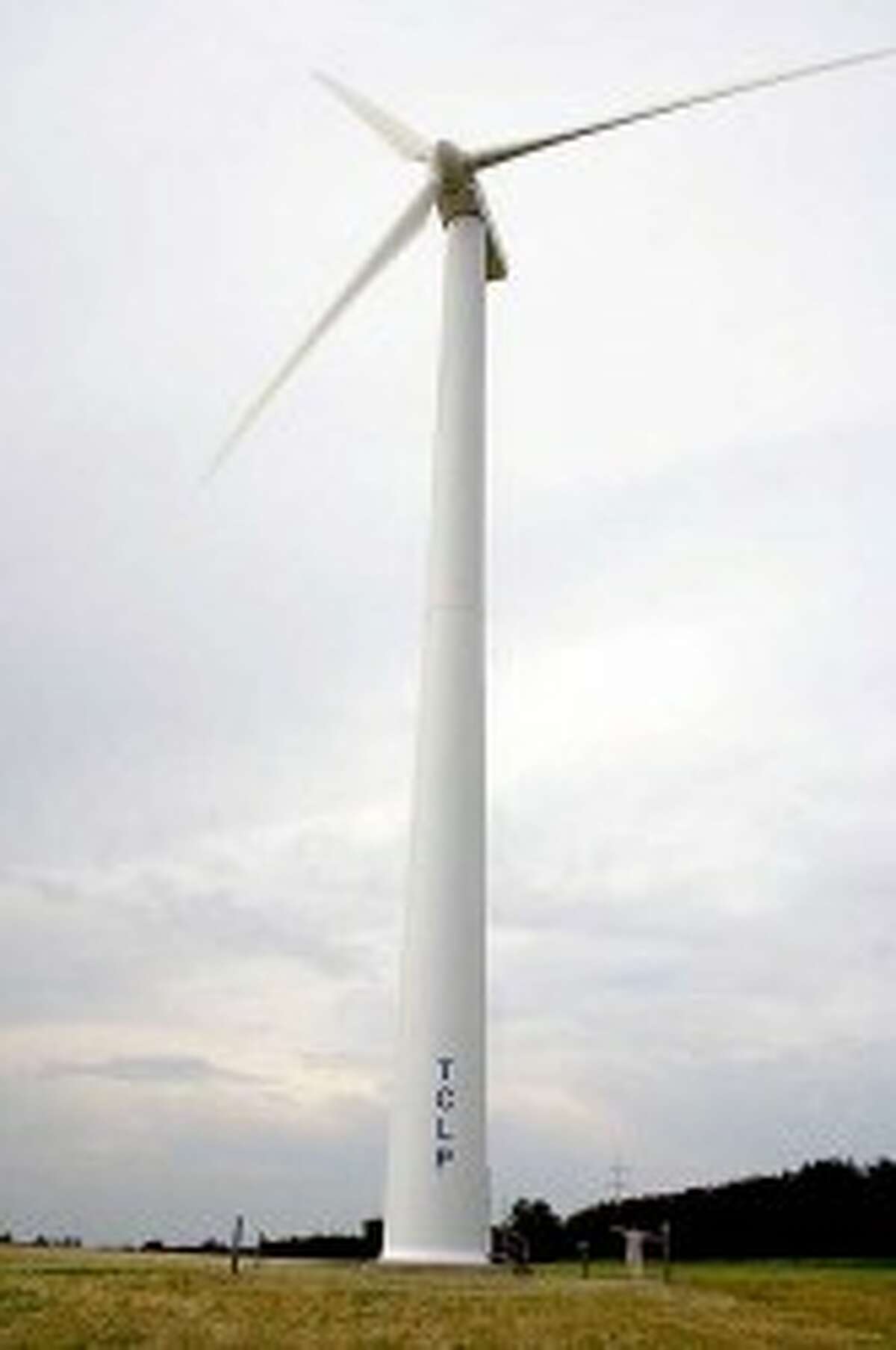 Michigan’s first wind turbine was erected in Traverse City in 1996. (Courtesy photo)