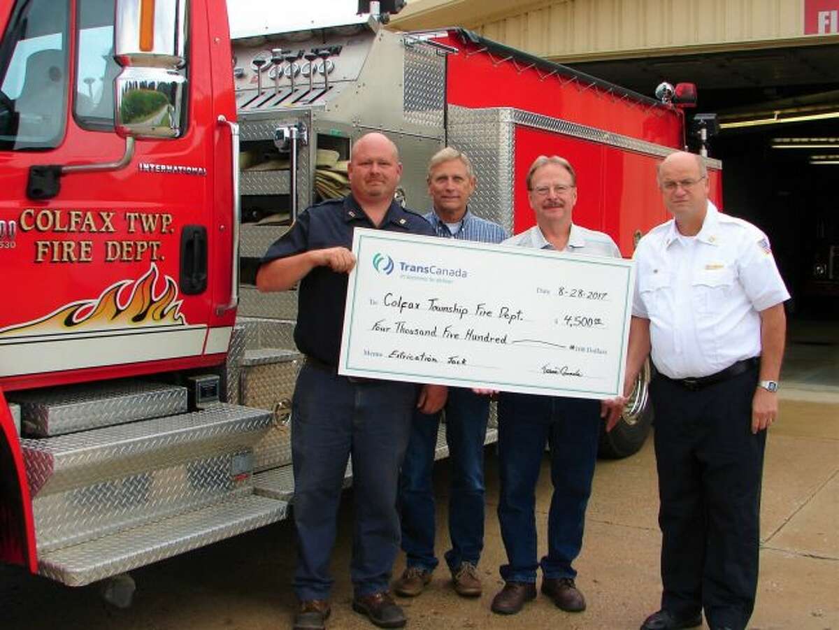 Colfax Township Fire Department receives donation