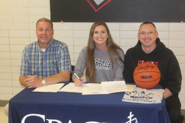 Reed City’s Emily Libey signs with Grace Bible College