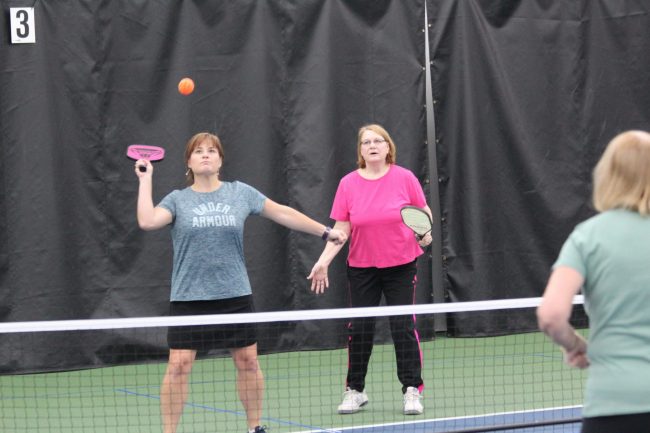 ON THE COURT FOR PICKLEBALL