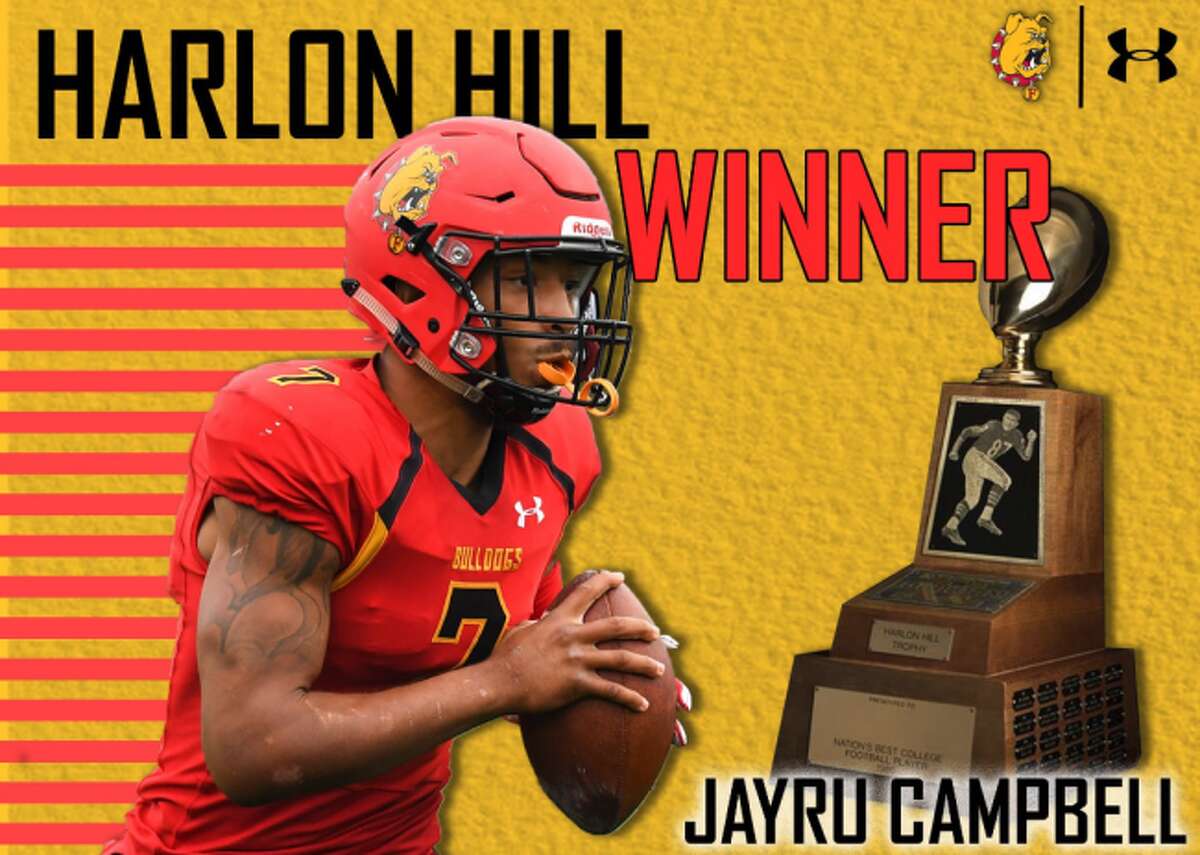 Ferris State’s Jayru Campbell honored as 2018 Harlon Hill Trophy Award