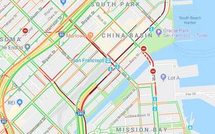 Expect Traffic On Embarcadero And The 280 Extension For The