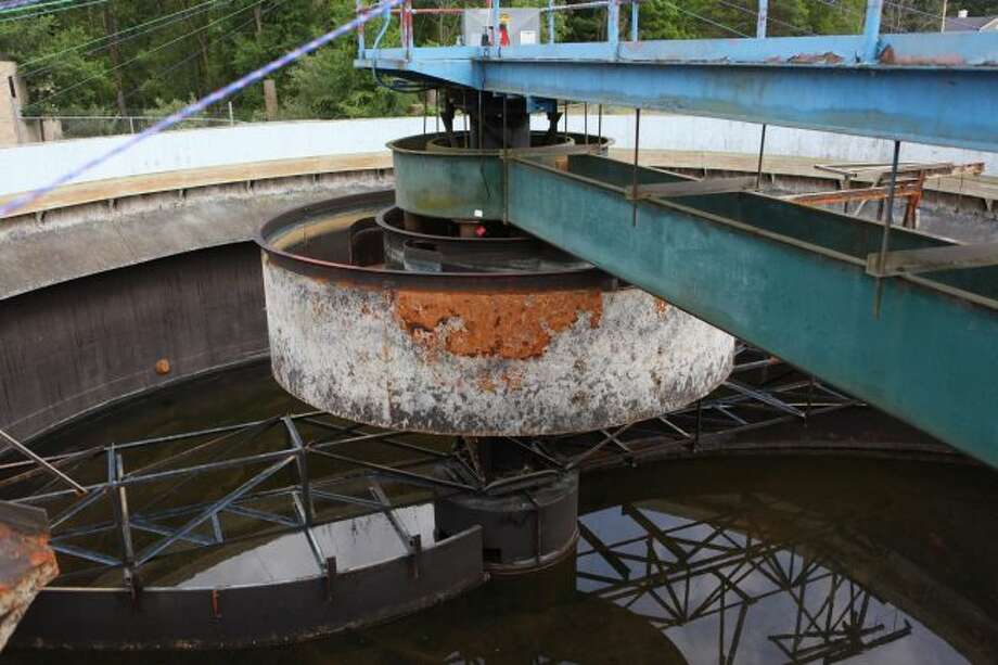 Clarifier work begins at treatment plant Big Rapids Pioneer