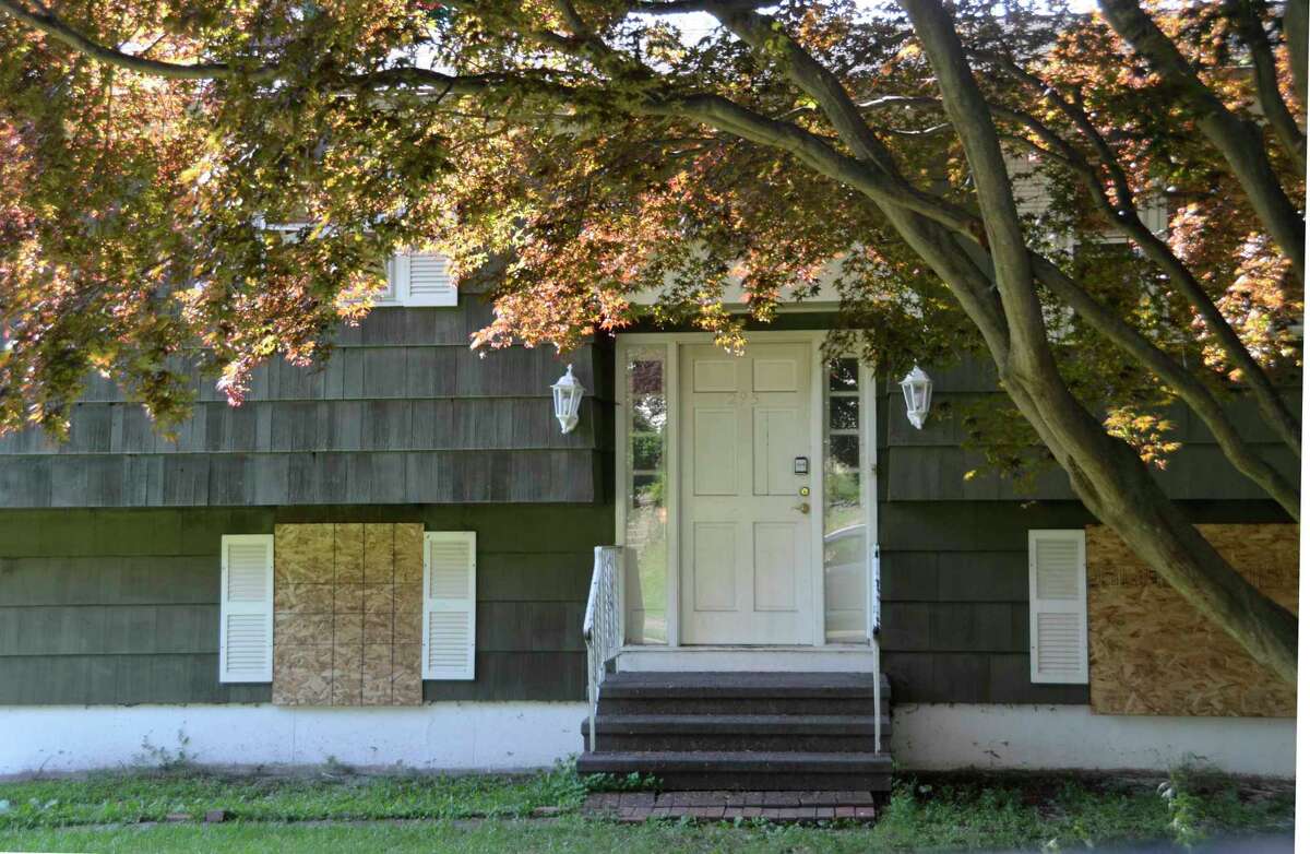 The Araujo family home at 295 Old Point Road was damaged by fire July 17, 2019.
