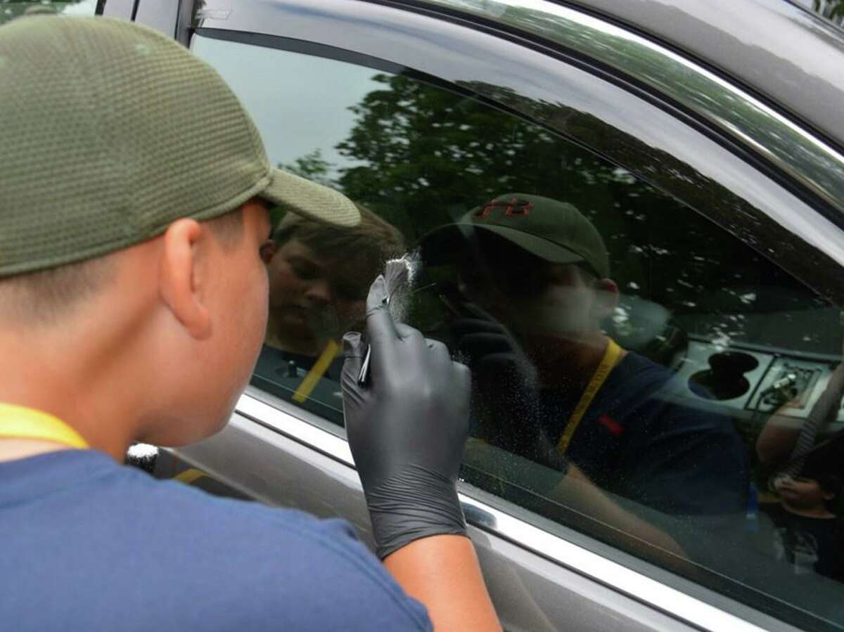The Ridgefield Police Department hosted its annual Junior Police Academy in the middle of July. During the weeklong summer program, campers from the Boys and Girls Club of Ridgefield visit police headquarters to learn what cops do on a daily basis. Exhibits included crime scene investigation, accident reconstruction, laser/ and radar training, and a K9 demonstration with police dog Loki.