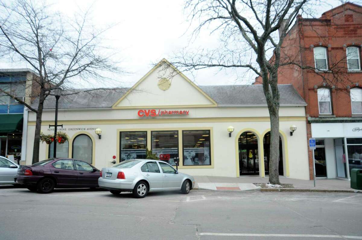 A file photo of the downtown CVS at 99 Greenwich Ave.