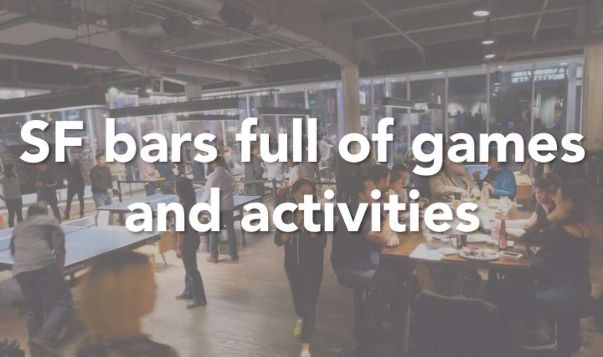 Want to grab a few drinks and play some classic games like billiards and ping pong? Then look no further than this list. Click through the slideshow for some bars in SF full of games and activities to entertain you for the whole night.