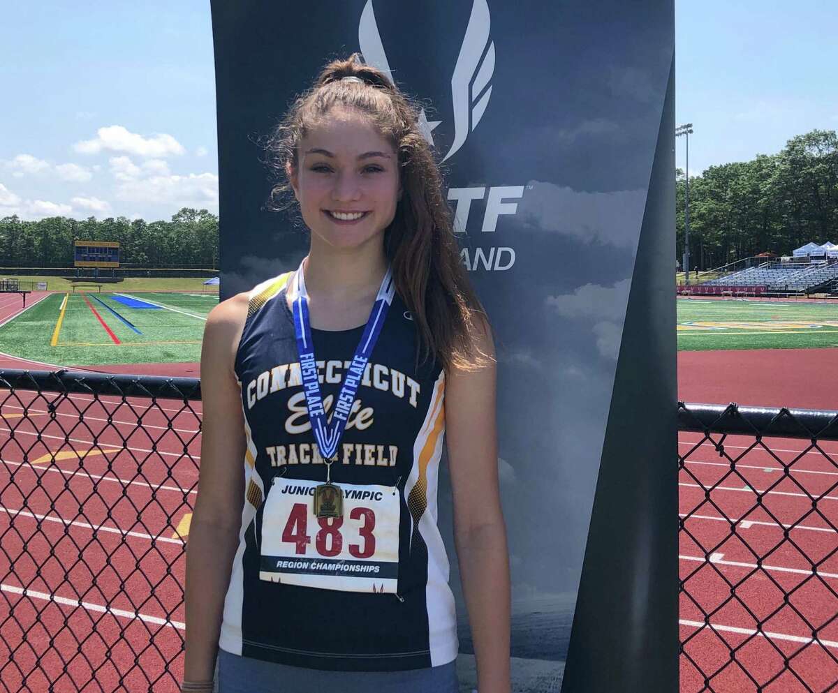 Shelby Dejana was one of seven athletes from the Wilton-based Connecticut Elite Track & Field Club who qualified for a national meet.
