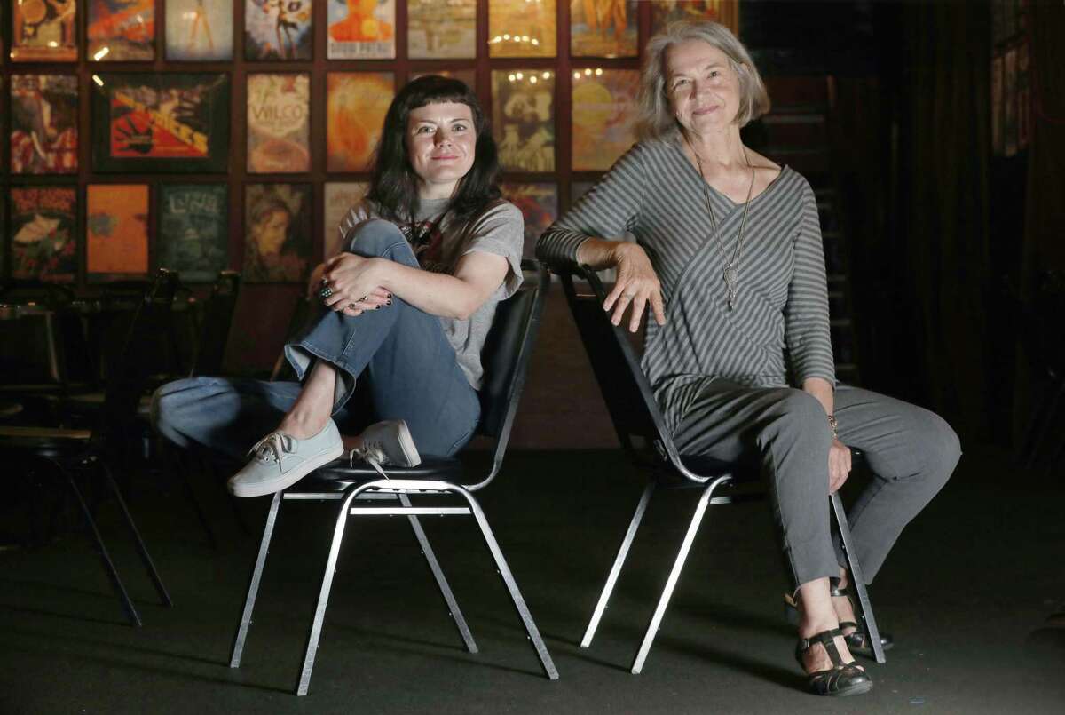 New Fillmore art director Ashley Graham (left) and retired art director Arlene Owseichik.