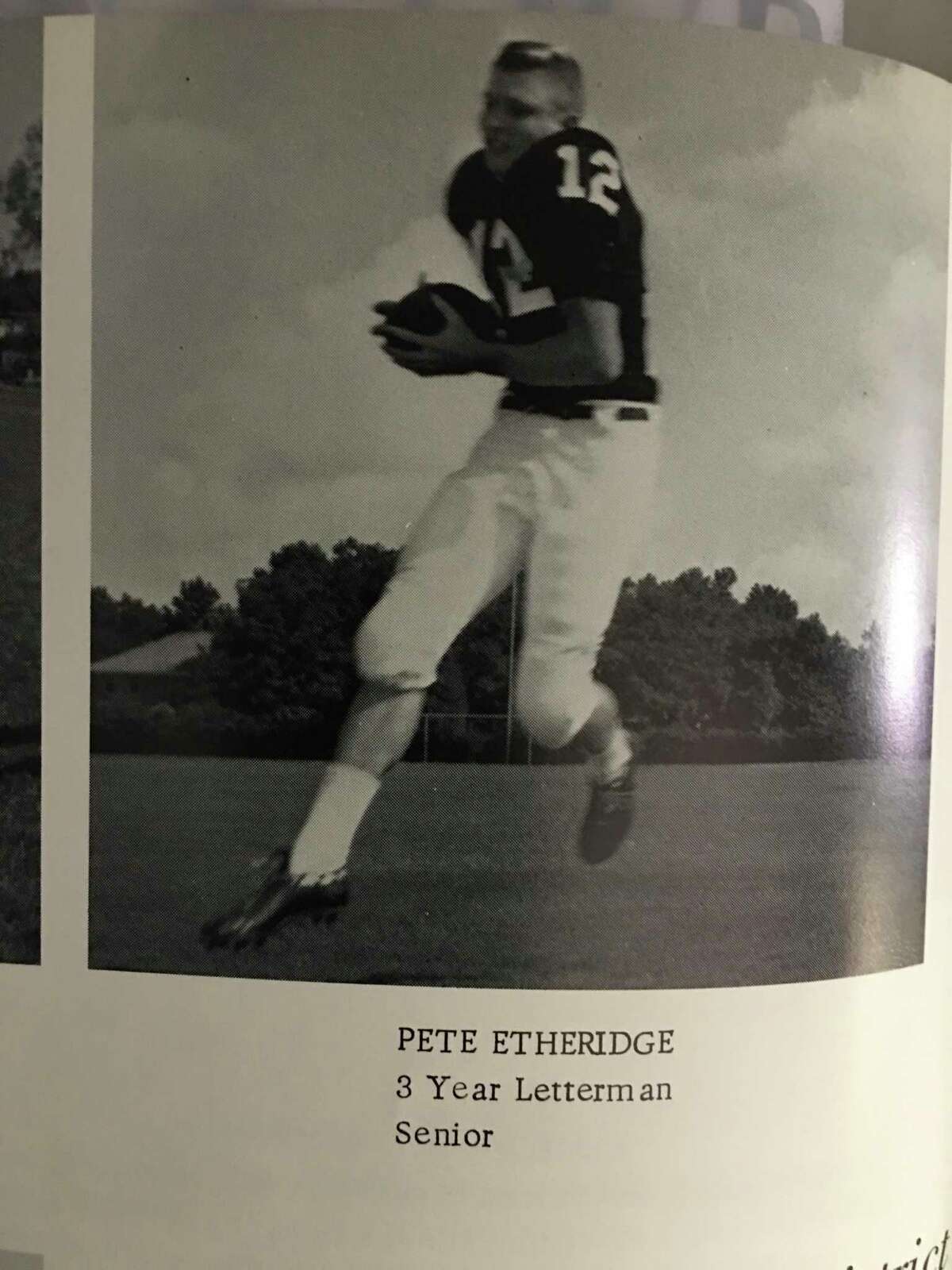 Shown in his Conroe High School yearbook, the 1963 Conroe High School Valedictorian and Quarterback, Dr. Whitson “Pete” Beazley Etheridge II, has been identified as a Houston doctor found in a Montana River earlier this month.