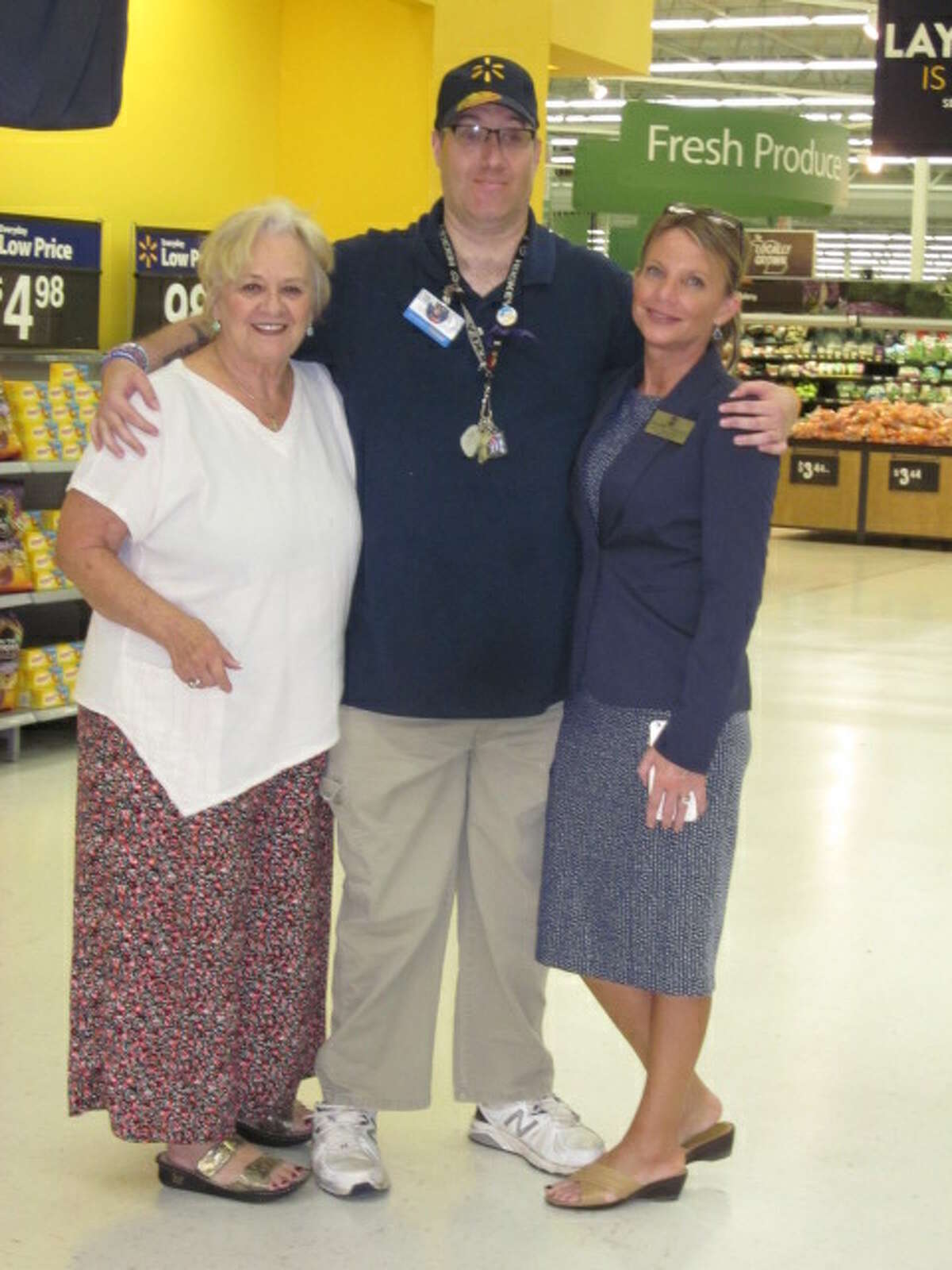 Walmart employee participates in Take Your Legislator to Work Campaign