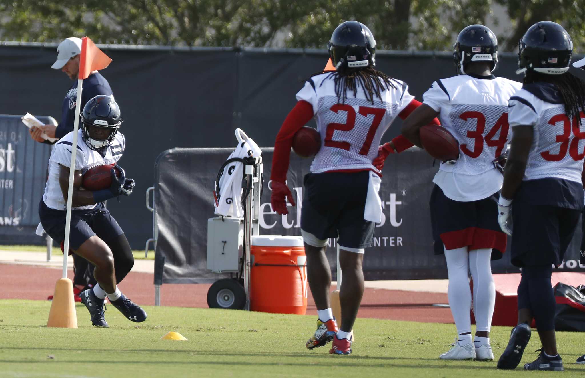 Texans safety Justin Reid returns to practice after car accident