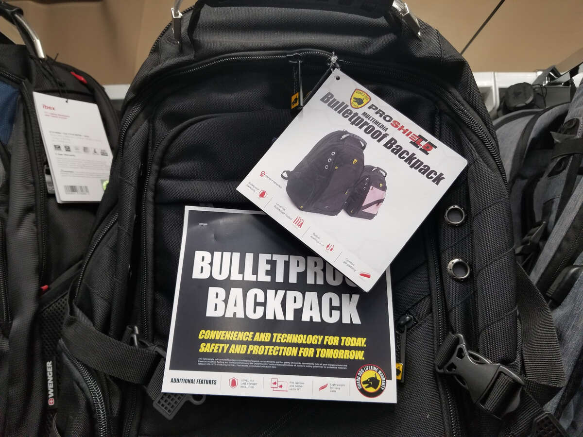 Office Depot is selling bulletproof backpacks online, and in stores across the country, including in Houston.