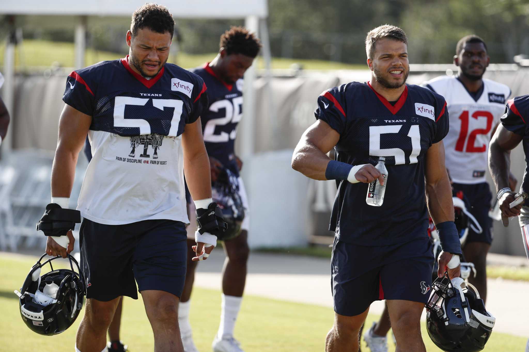 Texans' Brennan Scarlett reflects on journey to $3.75 million extension