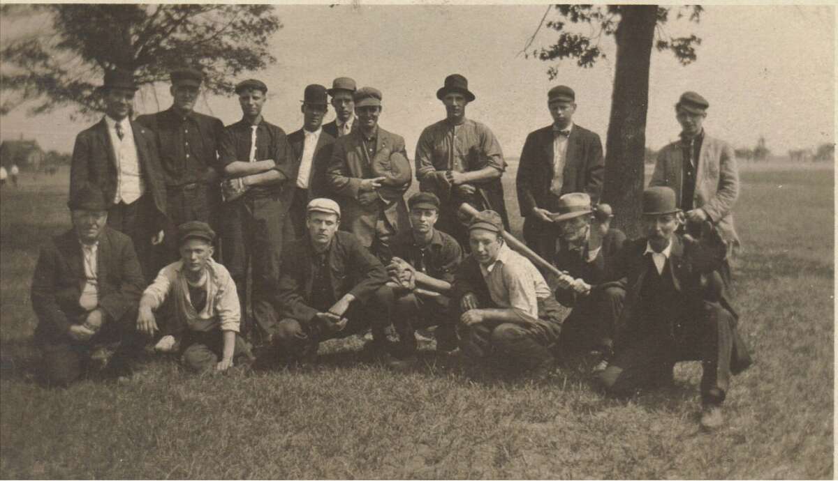 An early Manistee baseball team -- or “base ball,” as it was called at that time. (Courtesy Photo/Dale Picardat)