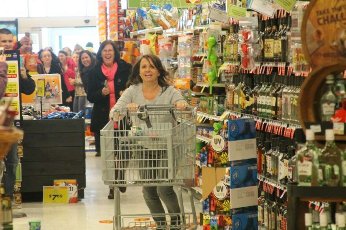 One of the many fundraisers Grad Bash has ran over the years is a mad dash for groceries. The group raises funds every year to provide a safe, chaperoned event for graduates on graduation night.
