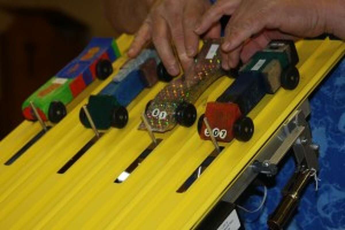 Pinewood Derby receives new track