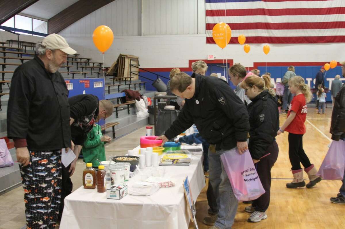 The Manistee County Community Kitchen and chef Al Frye had plenty of tips for people to eat healthy during the Manistee County Community Health Fair.