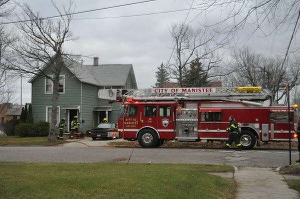 Manistee public safety personnel quickly controlled a fire at 613 Hancock St. on Monday.