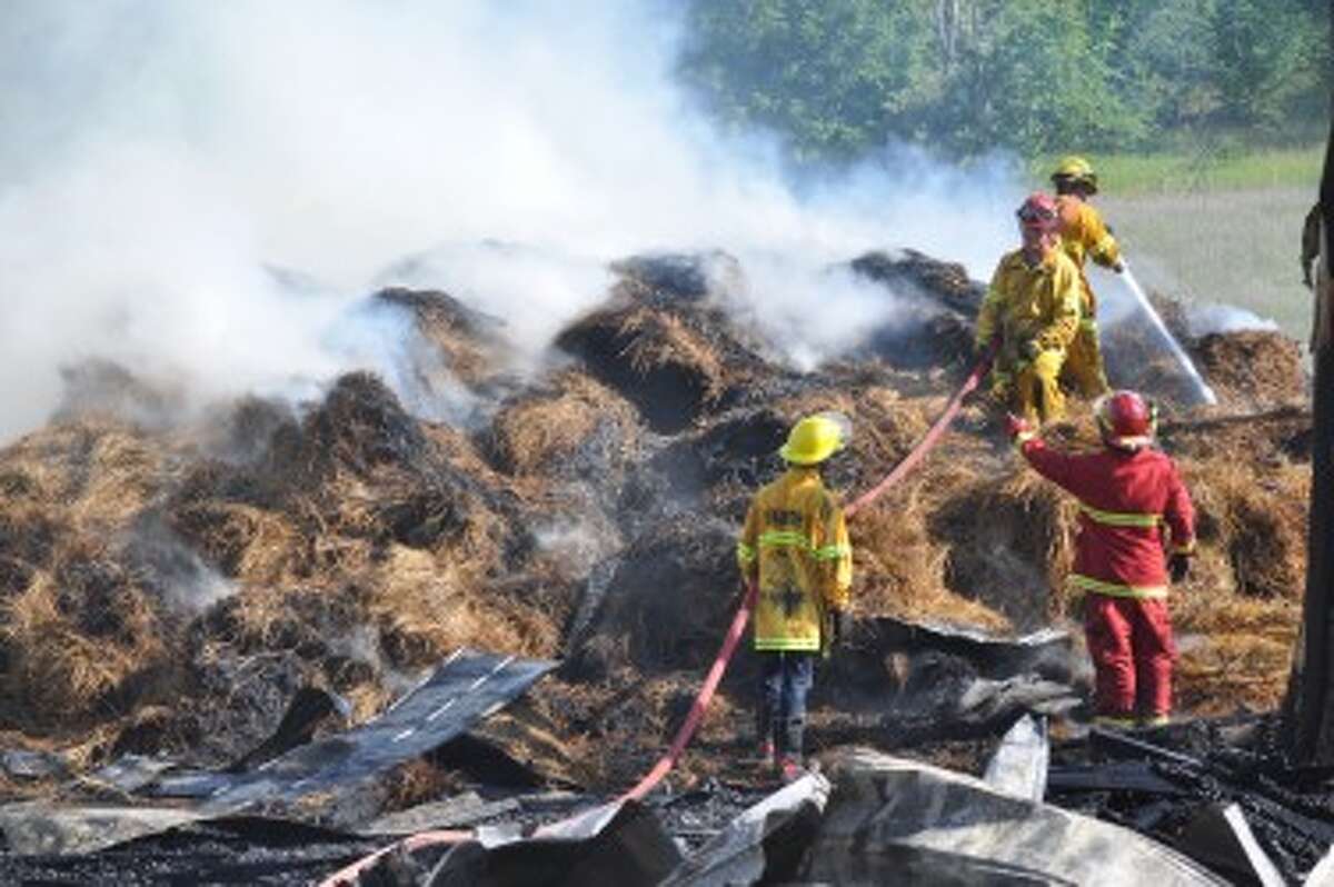 Multiple departments respond to grass fire