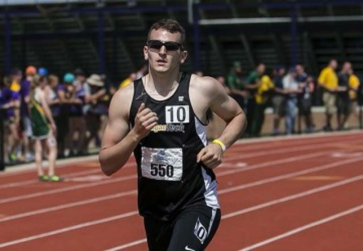 Patrick Spalding, a 2010 Bear Lake graduate and incoming Michigan Tech senior, earned All-GLIAC honors in the decathlon for a second straight year. (Photo courtesy of Michigan Tech Athletics)