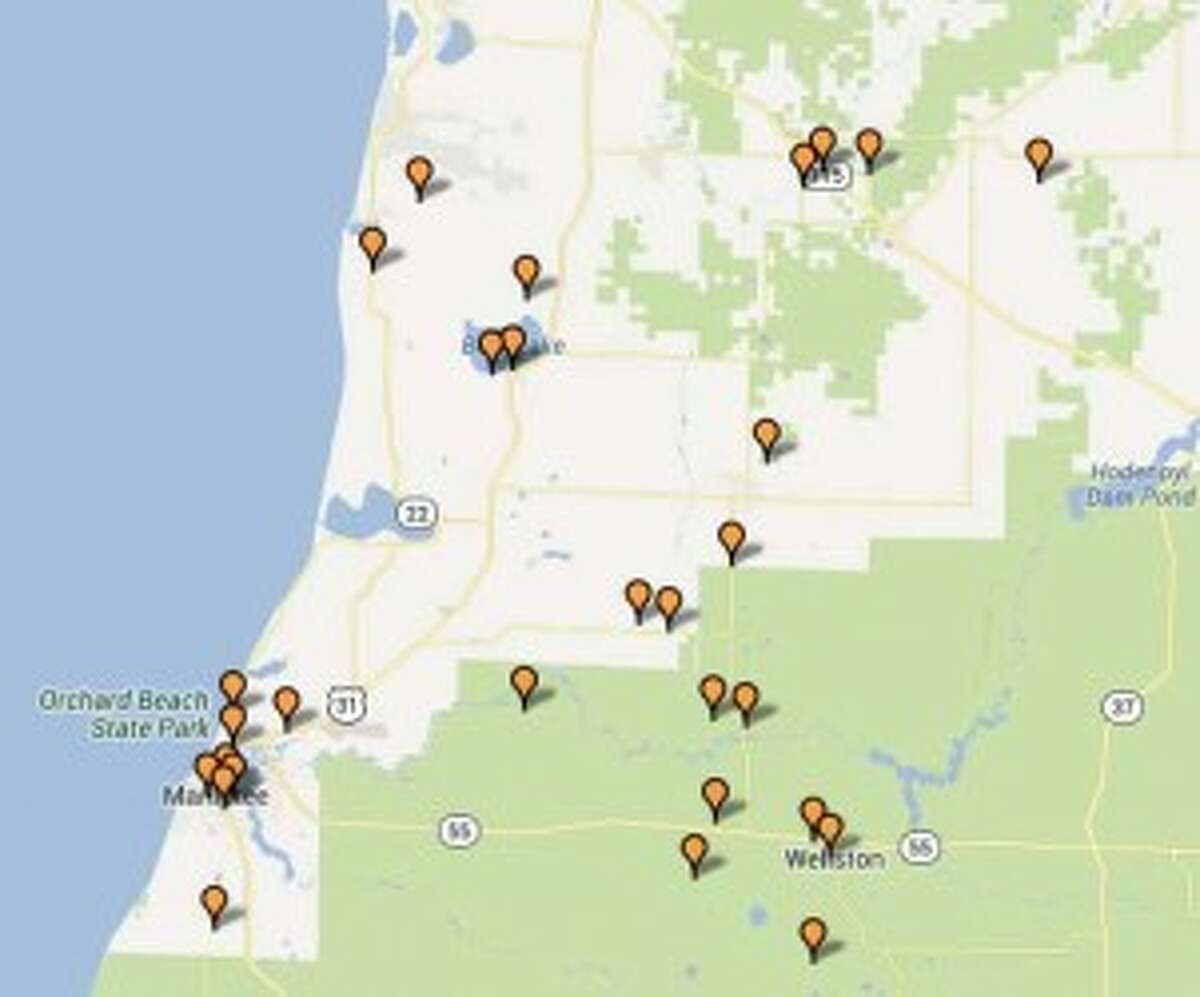 There were 29 alcohol-related car crashes in Manistee County in 2012.