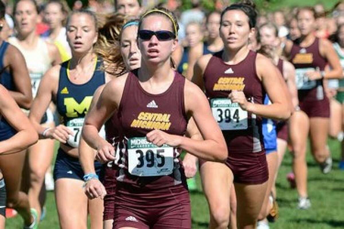 Kelly Schubert, a 2012 Manistee graduate, competed for the Central Michigan University cross country team as a freshman. (Photo courtesy of Central Michigan University Athletics)