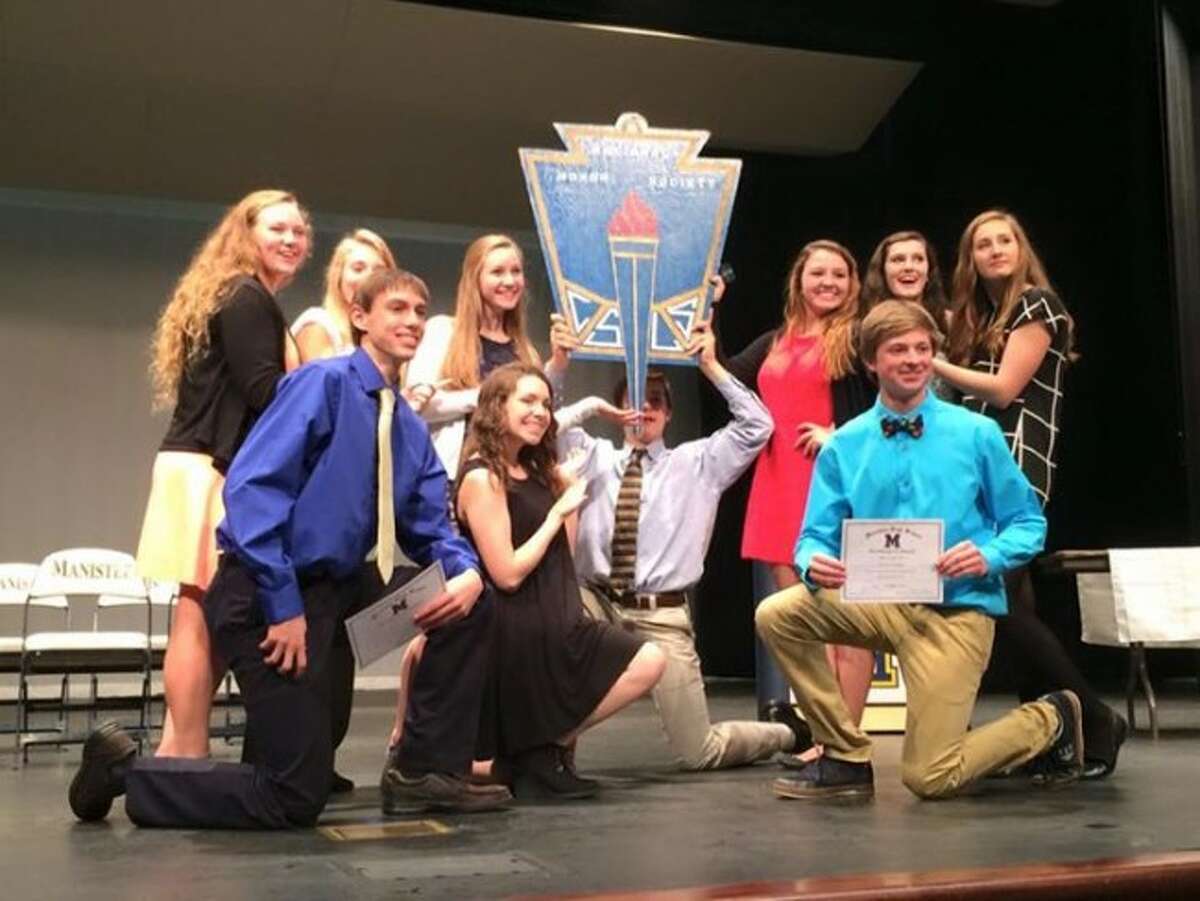 The Manistee High School National Honor Society recently added 20 new members during induction ceremonies at the school.
