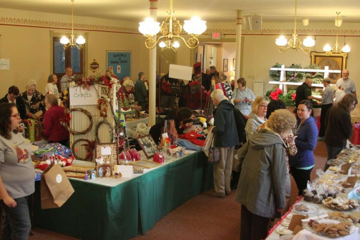 The First Congregational Church held a Heritage Bazaar on Saturday that drew a large crowd.