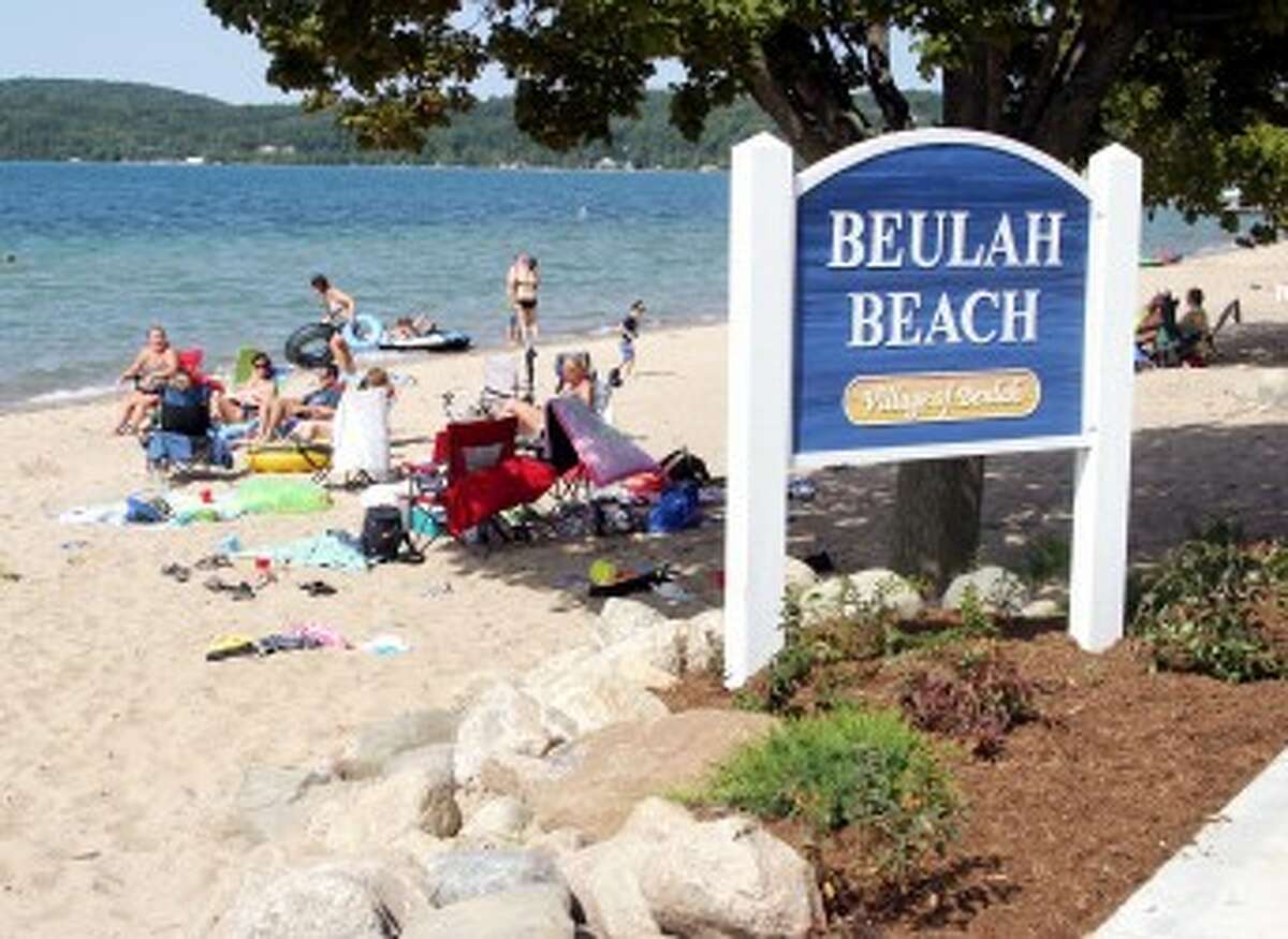 The village of Beulah recently completed improvement on its waterfront park and with another grant, the work will be able to continue. (Roland Halliday/Pioneer News Network)