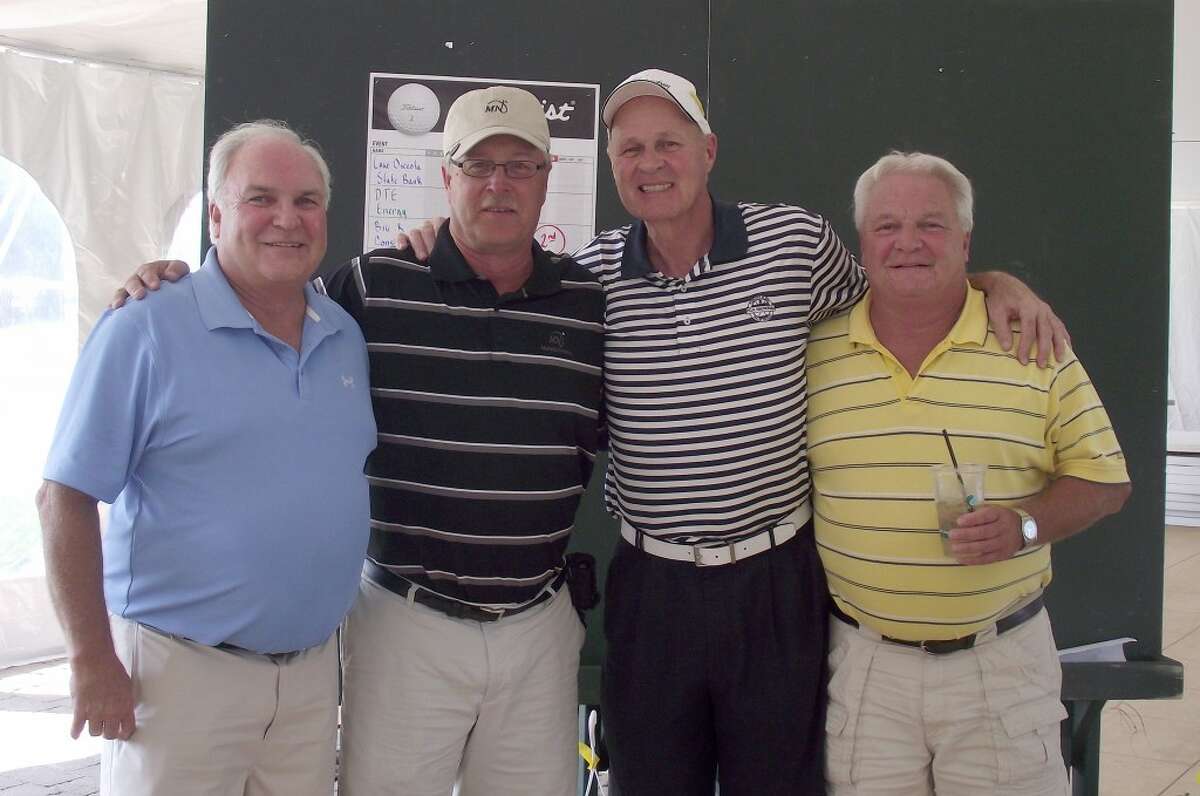 The Duke Energy team of Mike Welsh, Mark Niesen, Jim Ogilvie and Pat Welsh won the golf scramble and the grand prize of an overnight stay at the Little River Casino Resort.
