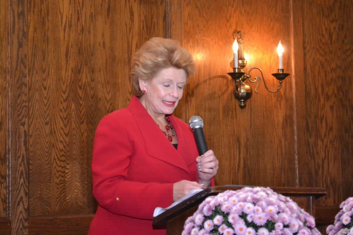 Speaking to the Professional Ladies of Manistee on Thursday, U.S. Sen. Debbie Stabenow described the impact that greater female representation has on women's lives and recalled her own groundbreaking political career. (Meg LeDuc/News Advocate)